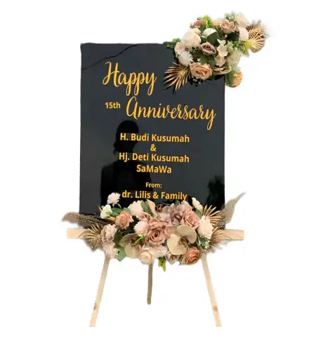 Papan Bunga Akrilik Tunjungan